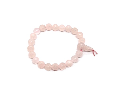 Rose quartz stone bracelet